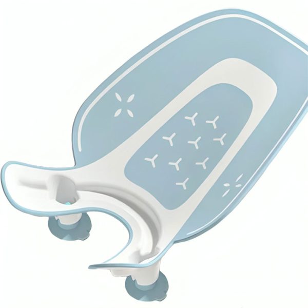 Scaun portabil de baie confortabil pentru nou-nascuti si bebelusi cu suport montabil pe chiuveta, lavoar sau cada, ventuze antiderapante, reglabil, bebeLOGIC™