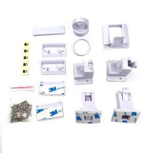 Set 4 incuietori magnetice sertare si usi pentru bebelusi si copii, invizibile, instalare usoara, bebeLOGIC™