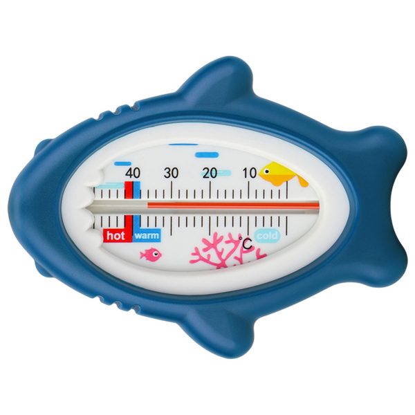 Termometru pentru baie pentru bebelusi, rezistent la spargere, imprimeu animat, albastru, bebeLOGIC™